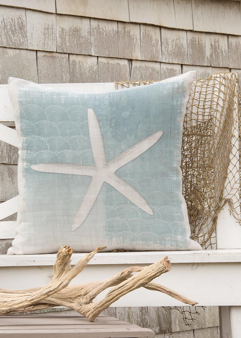 Starfish Pillow Heritage Lace