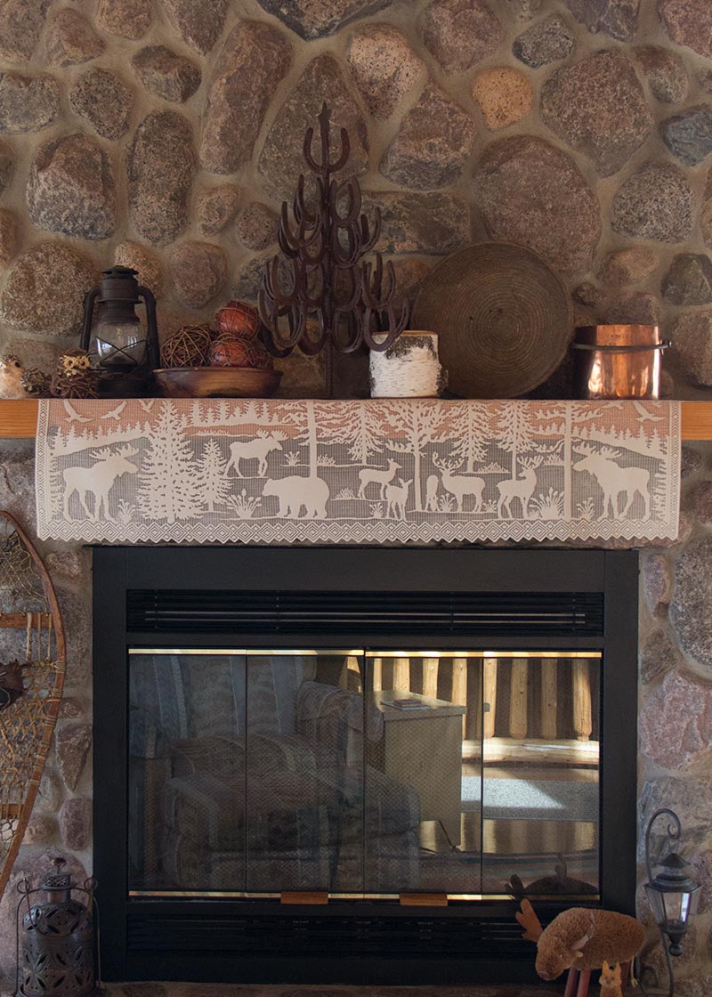 Lodge Hollow Mantle Scarf Heritage Lace