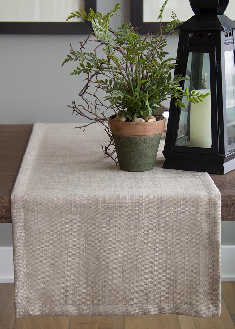 Heritage Lace Wovens 16 X 54 Natural Runner