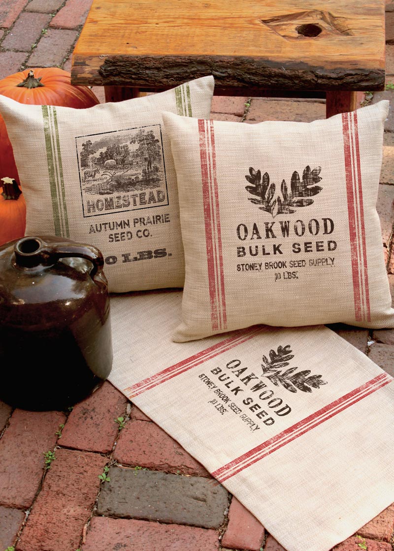 Seed Labels Homestead Pillow Heritage Lace