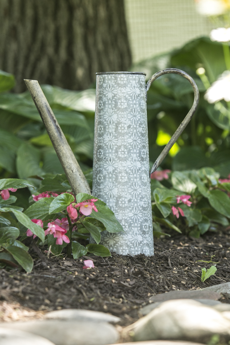 French Watering Can Heritage Lace