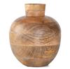 Artisan Wood Decorative Vase
