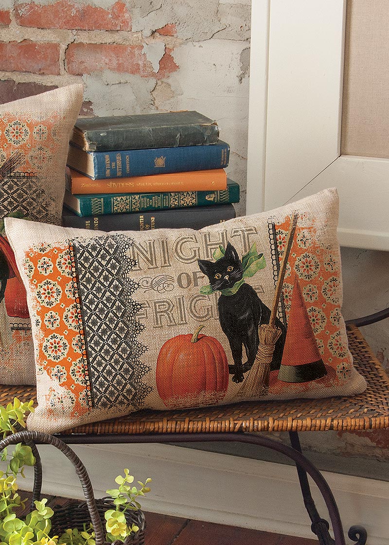 Victorian Halloween Pillow