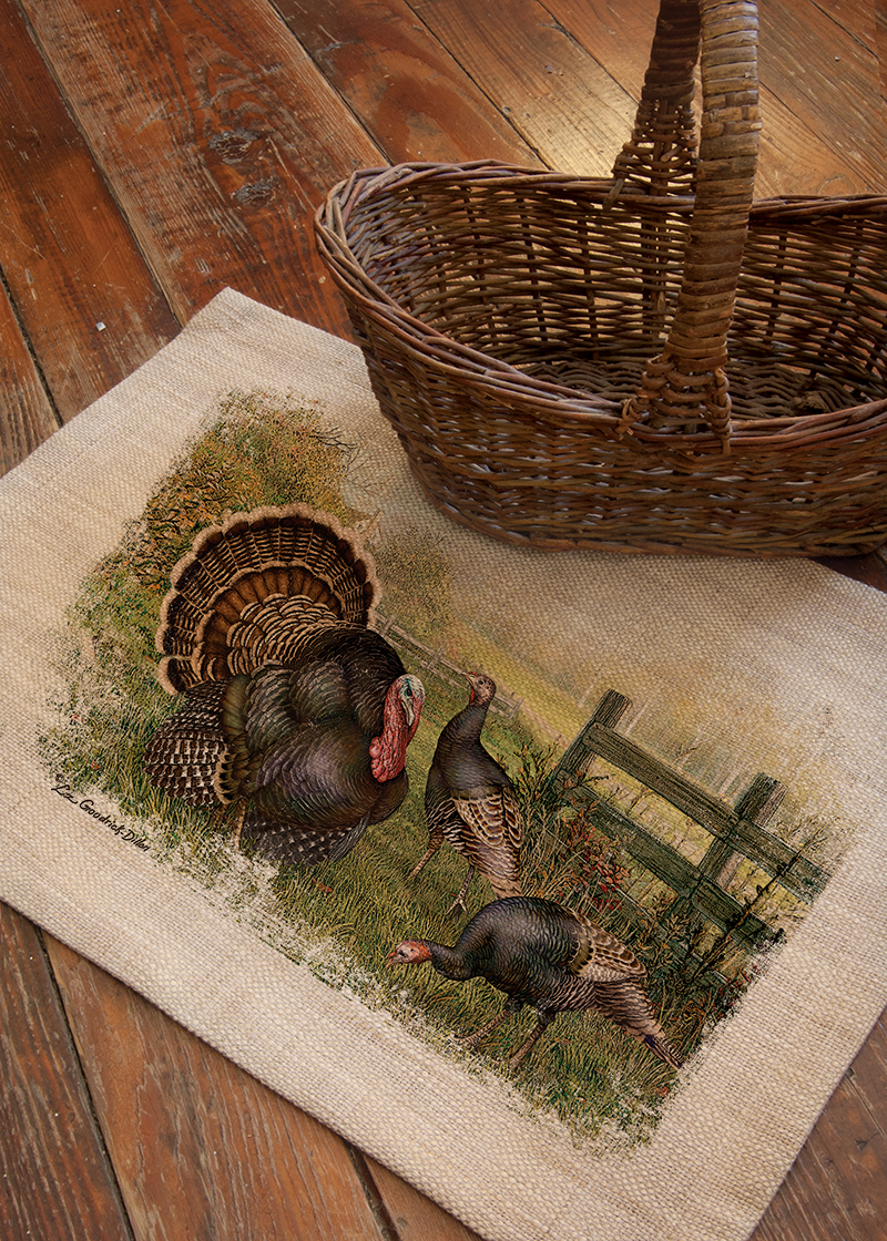 Thanksgiving blues kitchen