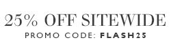 Sitewide 25% Off