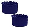 Modé Crochet Basket w/ Edging - Set/2 Mini Round